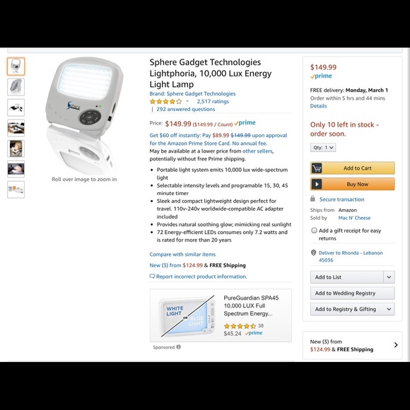 Bring sunlight indoors with this sun lamp - Picture 4 of 4